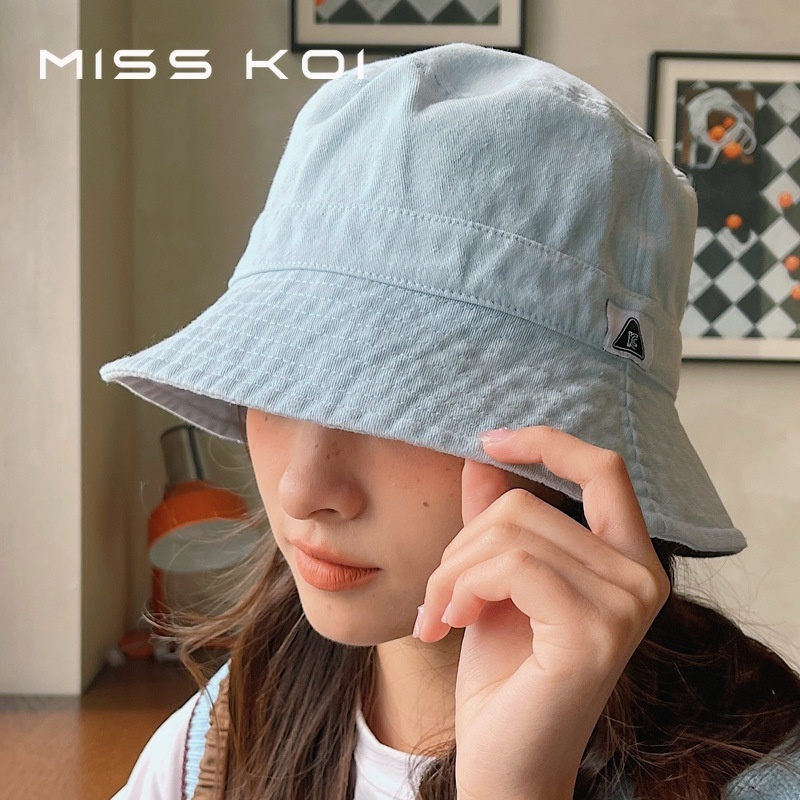 Nón Tai Bèo Chống Nắng Màu Trơn Phong Cách Nhật Bản Thời Trang Xuân Hè Mới Cho Nữ