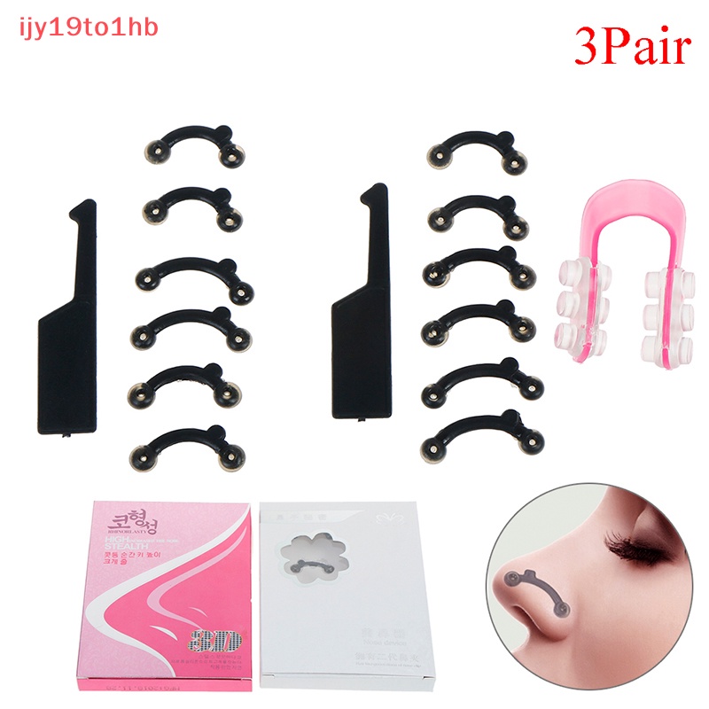 {Ijy19to1hb} 3 kích thước trong 1 mũi lên nâng hình Clip mũi reshaper mặt Corrector công cụ kit mới