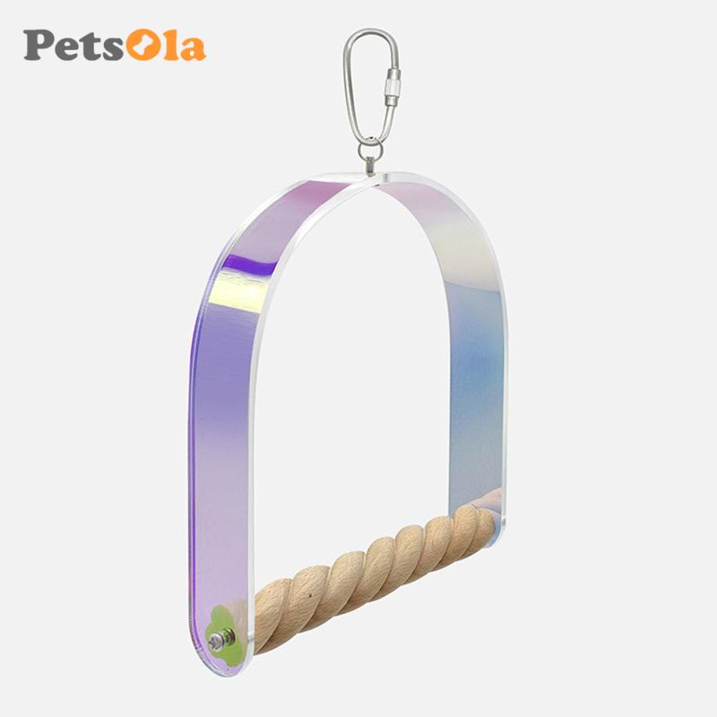 Thang Gỗ Đồ Chơi Cho Chim Cảnh