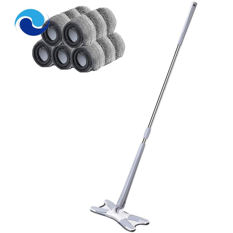 1 Bộ Dụng Cụ Lau Nhà Hình Chữ X Thay Thế Tiện Dụng Cho Gia Đình