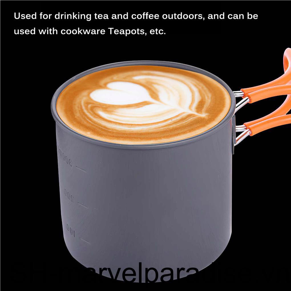 Cốc Uống Nước 440ml Bằng Hợp Kim Nhôm Chống Rỉ Tiện Dụng Mang Theo Du Lịch Cắm Trại