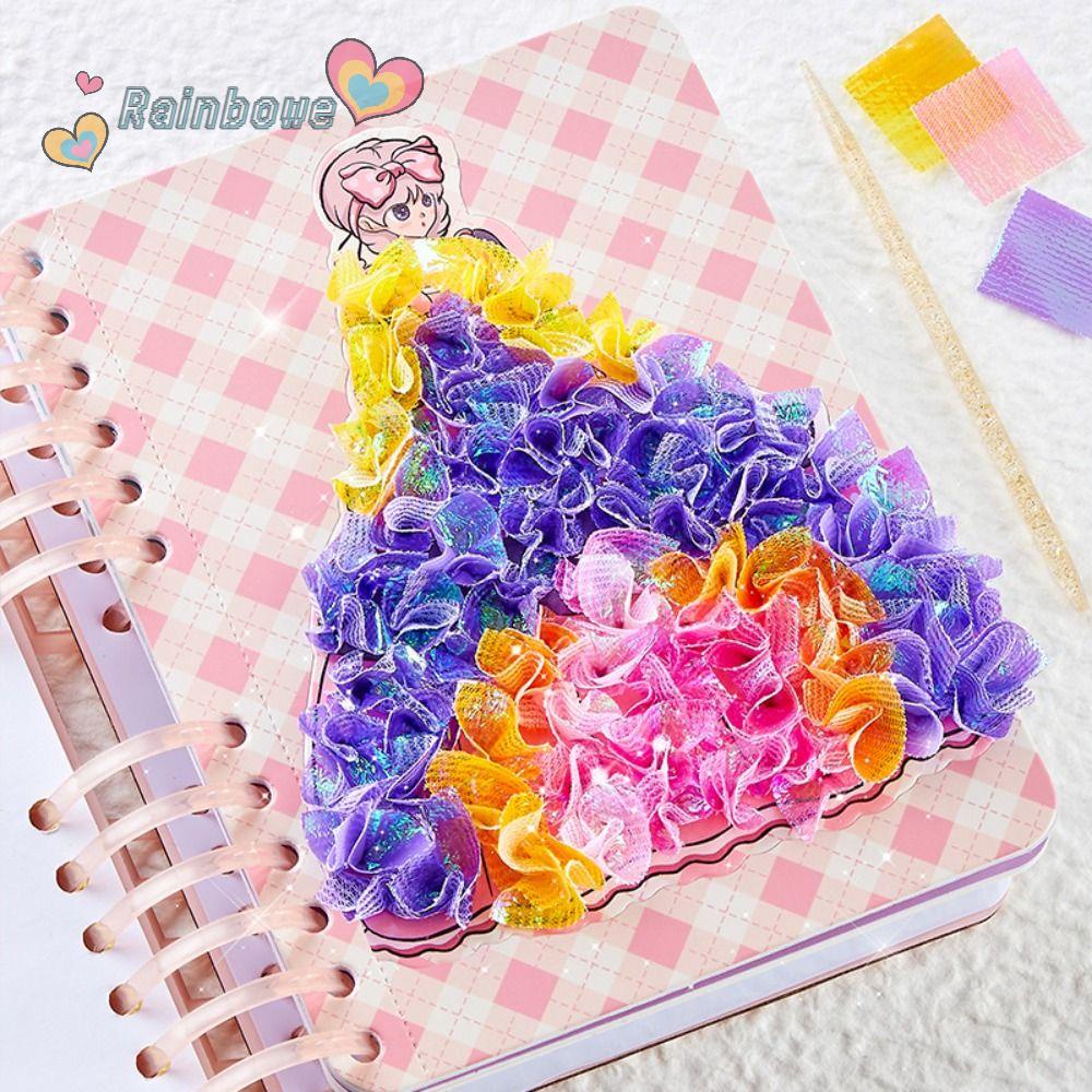 RAINBOW Bộ Đồ Chơi Vẽ Tranh Màu Nước DIY Giáo Dục Cho Bé