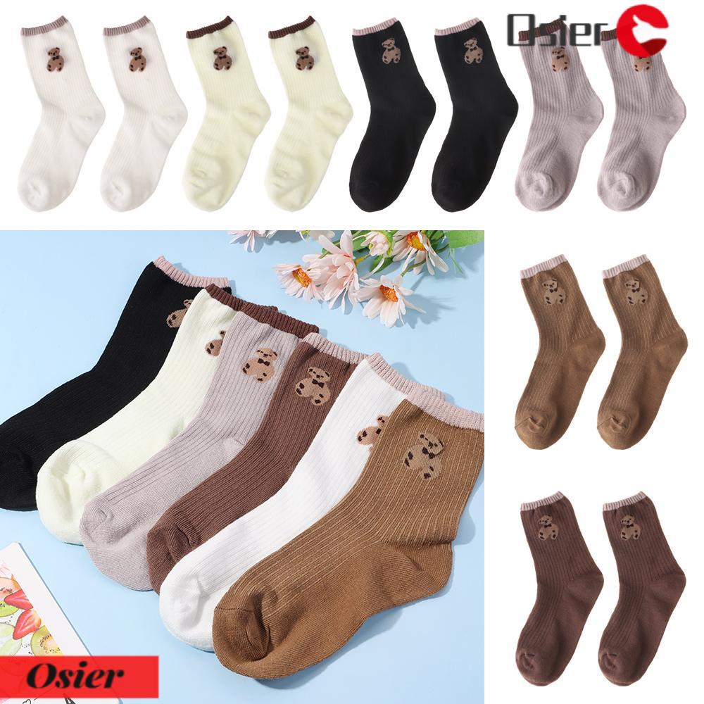 OSIER1 Vớ Cotton Giữ Ấm Thoáng Khí Thời Trang Cho Bé Trai