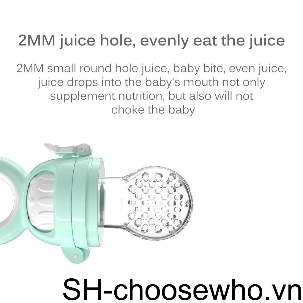 [Choo] Núm Ti Giả Tách Sữa Trái Cây PP Nhỏ Gọn Nhiều Màu Sắc Có Thể Tháo Rời Cho Trẻ Sơ