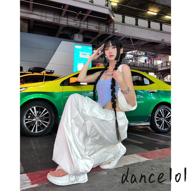 Quần Baggy 1O1 Nữ Màu Trơn Eo Rút Dây