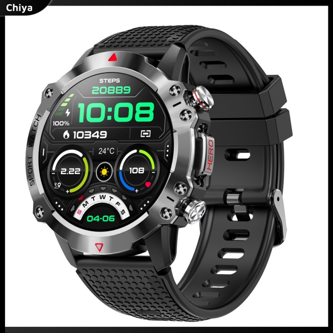 Đồng Hồ Thông Minh IP67 Màn Hình Cảm Ứng 1.39 &quot;Chống Thấm Nước Hỗ Trợ Android IOS