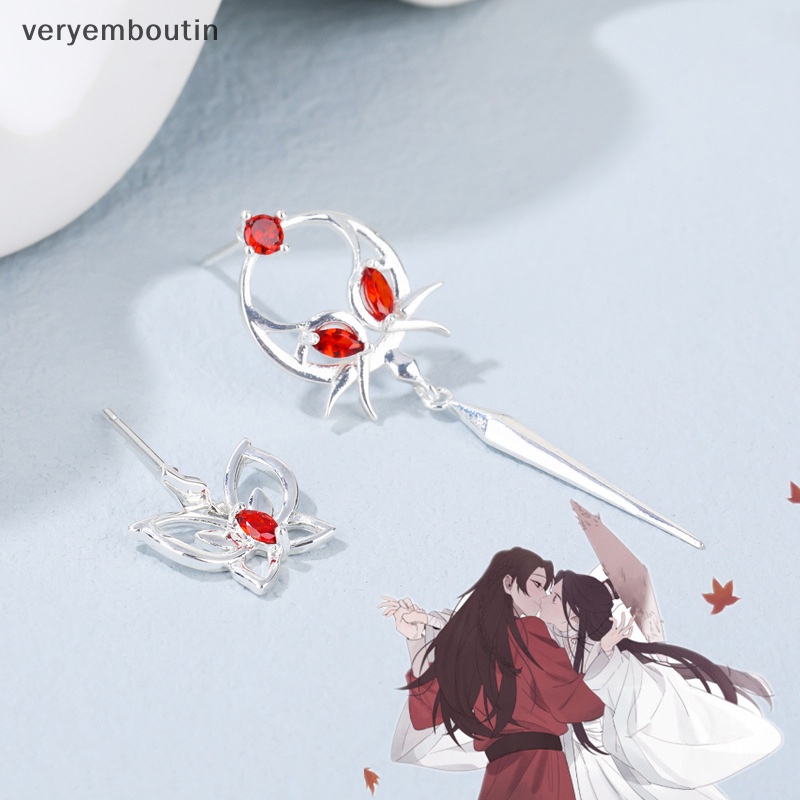 1 Đôi Khuyên Tai Anime Tian Guan Ci Fu Blessing Hua Cheng Xie Lian Cho Nữ