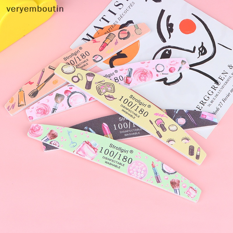 Bộ 5 Dụng Cụ Dũa Móng Tay Hai Mặt Chuyên Nghiệp