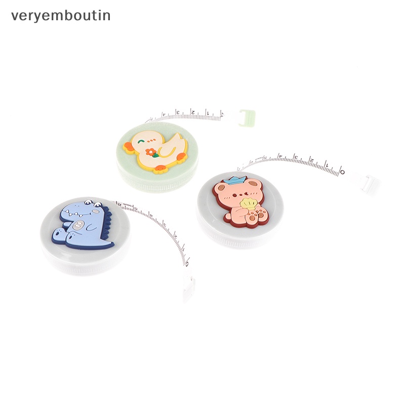Thước Dây Đo Cơ Thể Mini Họa Tiết Hoạt Hình Màu Macaron Xinh Xắn