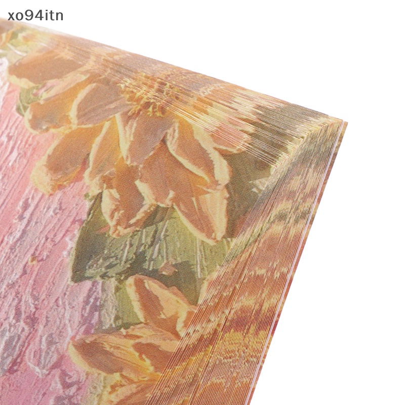 Tn Giấy Ghi Chú Nhỏ Nhắn Tự Làm Không Dính Phong Cách Đồng Quê Tươi Mới