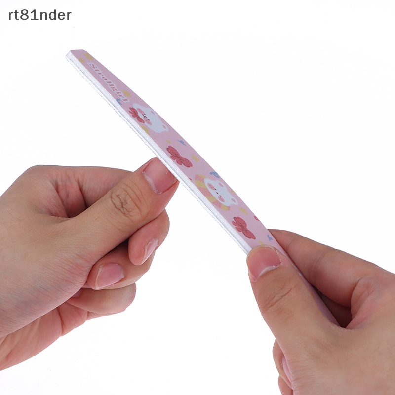 Dụng Cụ Dũa Móng Hai Mặt Màu Trắng In Họa Tiết Hoạt Hình