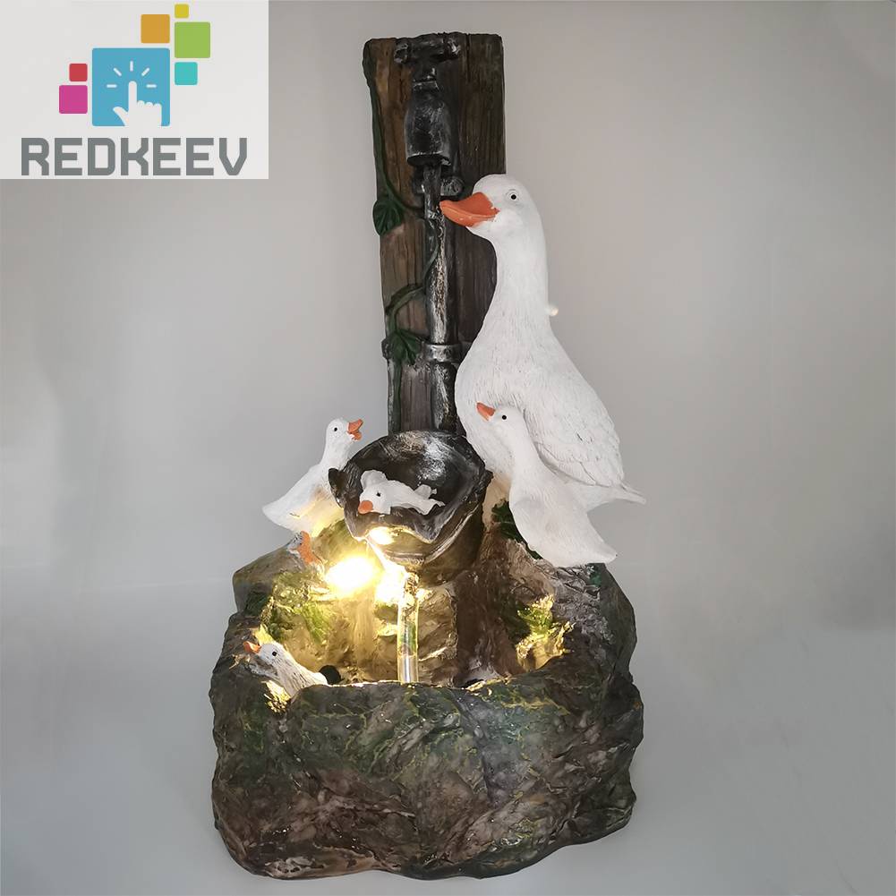 Tượng Hình Động Vật Bằng Nhựa Resin Giao Diện USB Trang Trí Sân Vườn