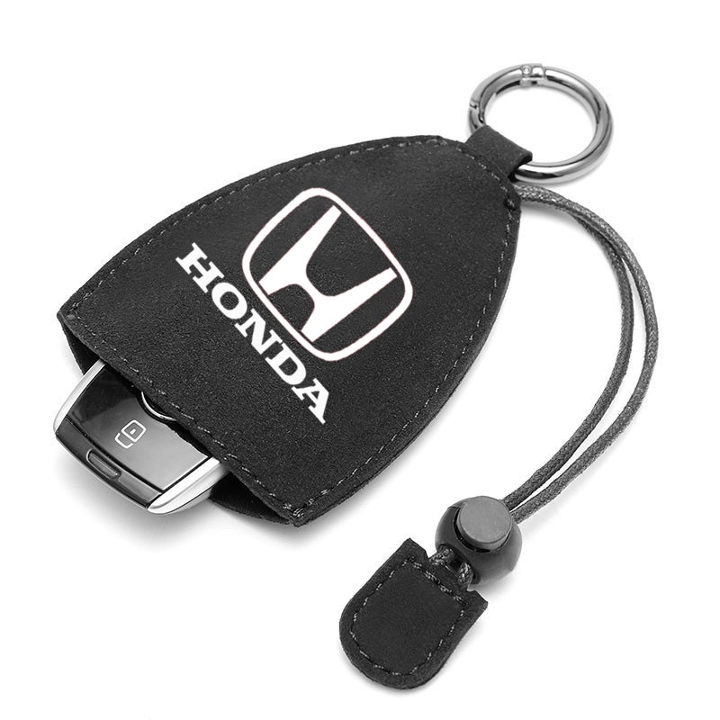 Vỏ Da Lộn Bảo Vệ Chìa Khóa Xe Hơi Honda City Civci Fit Jazz HRV BRV CRV Brio Accord Lead Moobilio Mugen Type R S