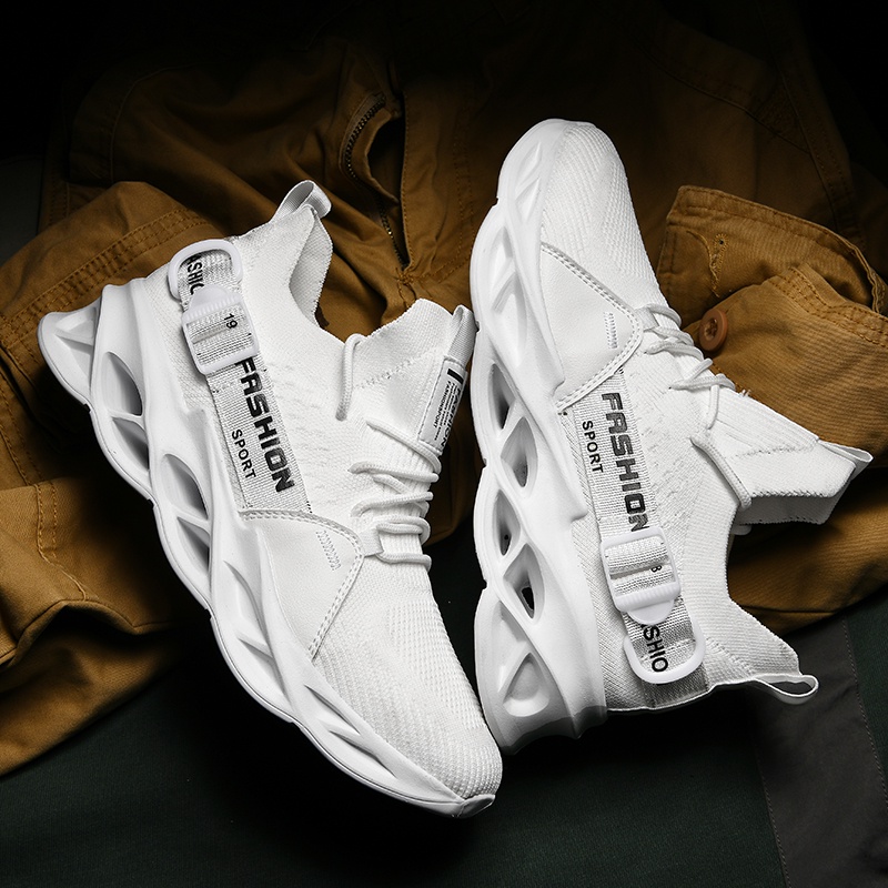 Giày Thể Thao Thoáng Khí Chống Trượt Cỡ Lớn 36-46 Thời Trang Cho Nam Và Nữ Giày Thể Thao Đế Bằng Thiết Kế Đơn Giản Thời Trang Trẻ Trung