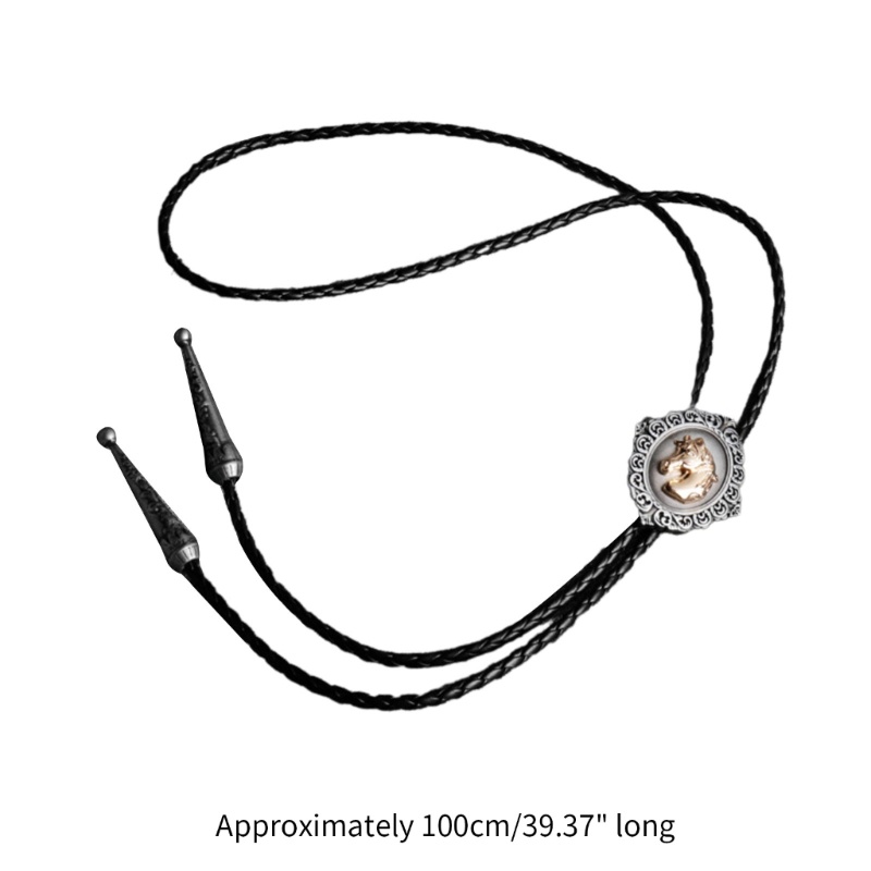 Cà Vạt Đầu Ngựa 3D Phong Cách Cao Bồi Phương Tây Cho Nam Và Nữ