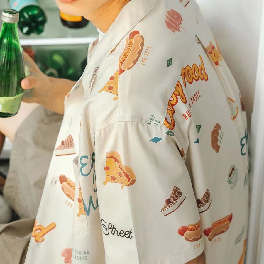 Áo Sơ Mi Ngắn Tay Thời Trang Mùa Hè Hàn Quốc Dành Cho Nam