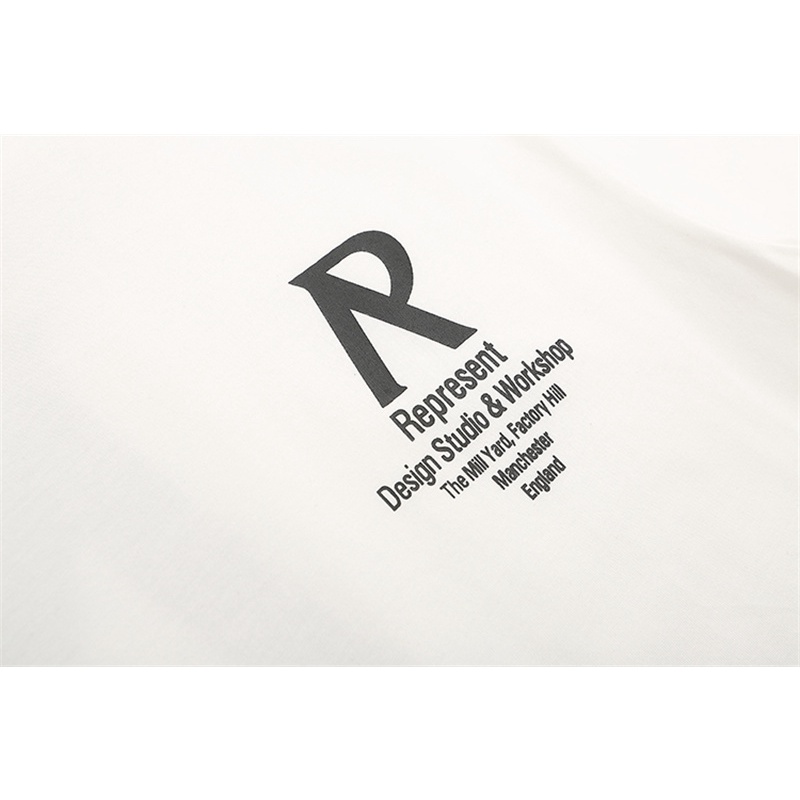 Rep88res88ent88-áo Thun Ngắn Tay In Hình Tối Giản Cho studio Mới