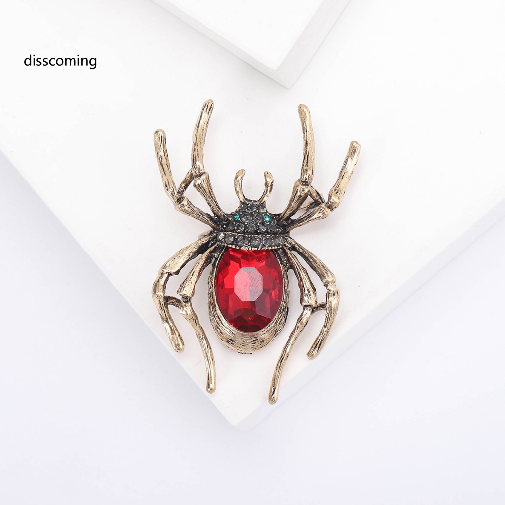 Áo Thun In Hình SL SL SL SL SL Thời Trang Cá Tính| Trâm Cài Áo Hợp Kim Hình Nhện Đính Đá Phong Cách Halloween