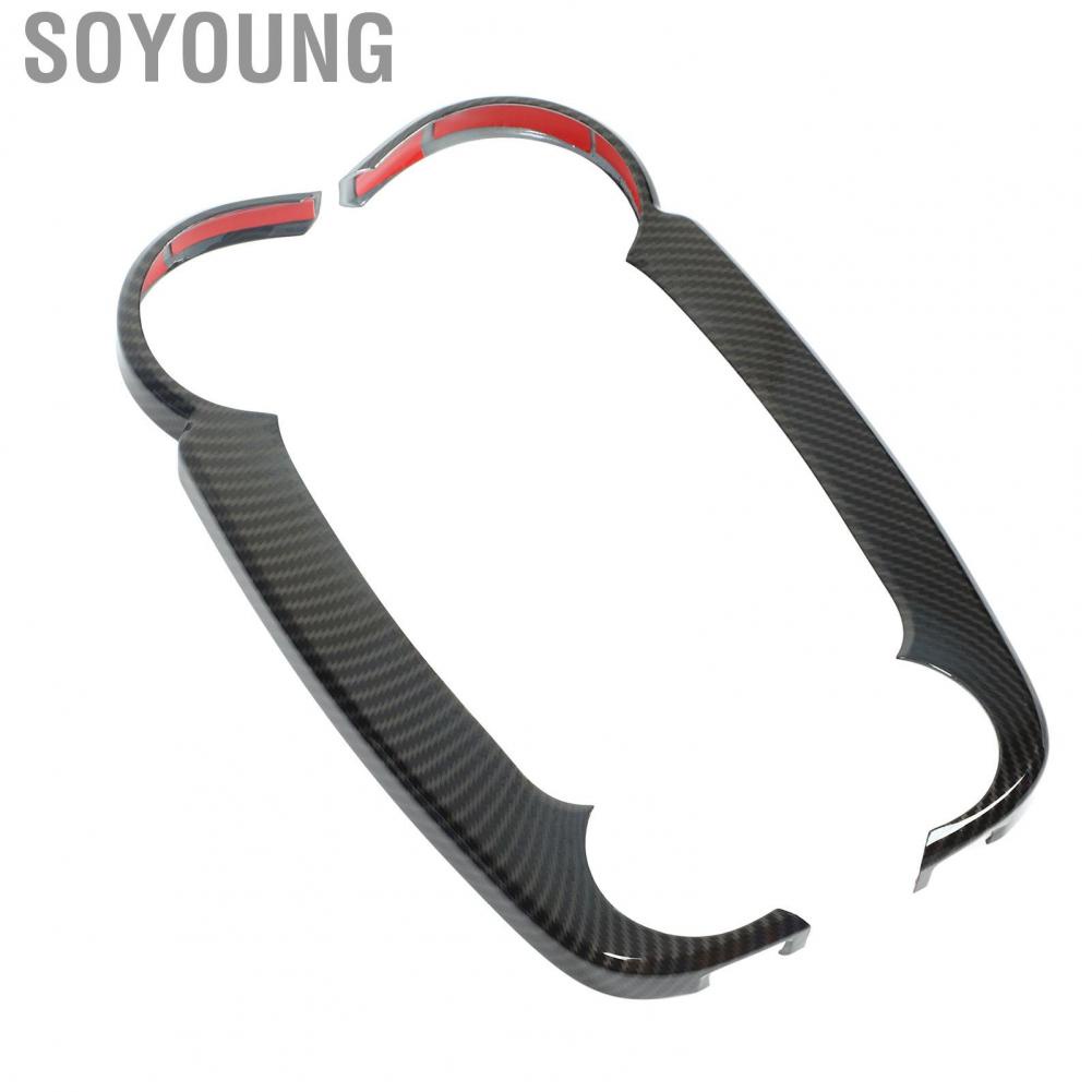 Soyoung Dashboard  Side Strip Cover Carbon Fiber Style Easy Installation High Strength Scratch Resistant for Car