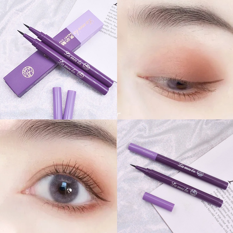 Bút Kẻ Mắt / Mascara Dạng Lỏng Lâu Trôi Chống Ẩm Chống Nhòe Trang Điểm Tự Nhiên Cho Người Mới Bắt Đầu