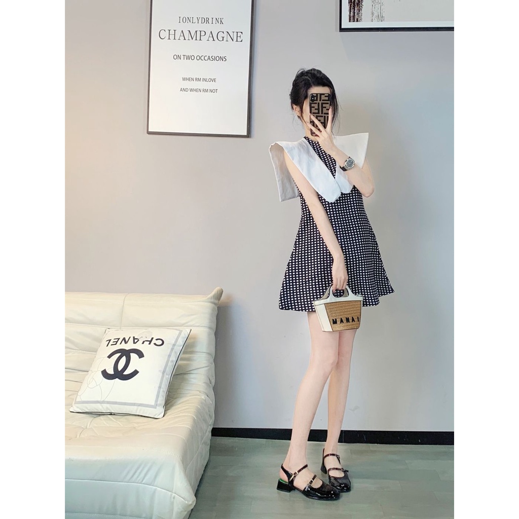 Đầm Ngắn Dáng Ôm Thời Trang Mùa Hè 2023 Phong Cách Phương Tây Cổ Điển Dành Cho Nữ