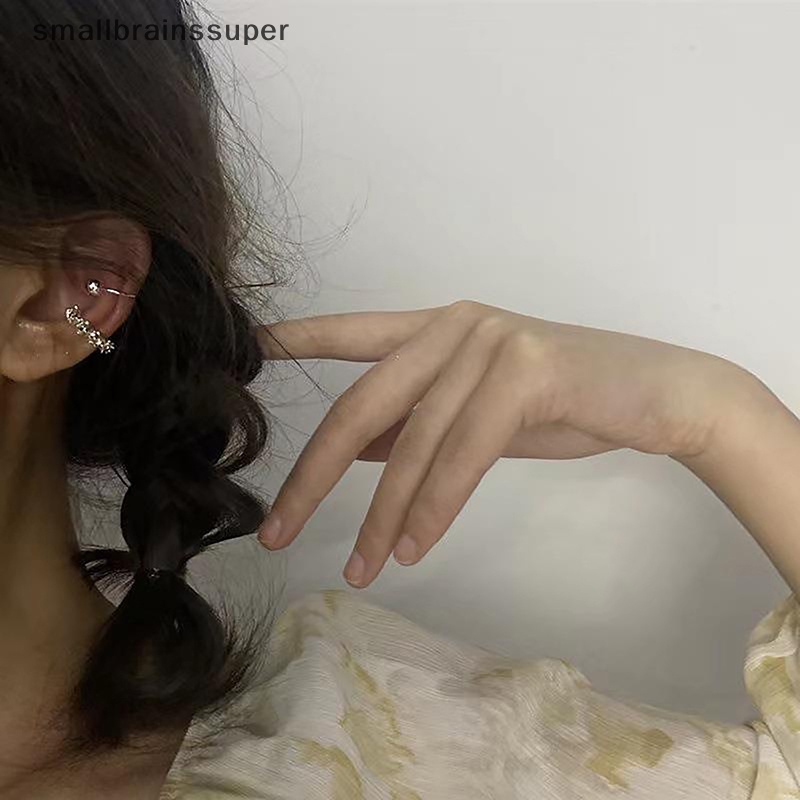 1 Bộ Khuyên Tai Kẹp Vành Sụn Tai Không Cần Xỏ Lỗ Thời Trang Cho Nữ SBS