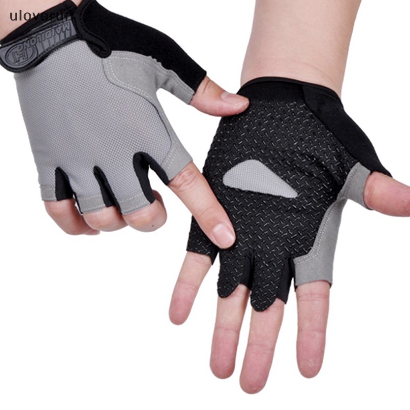 Găng Tay Hở Ngón Chống Trượt Thoáng Khí Dành Cho Nam Và Nữ