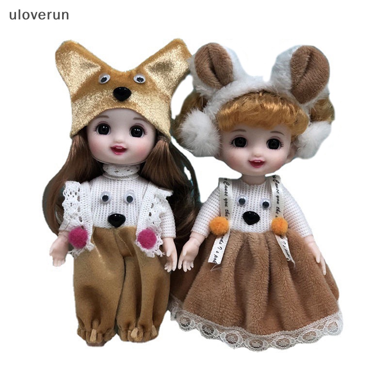 Búp Bê Công Chúa uloverun 16cm Kèm 13 Khớp Nối ob11 Dễ Thương