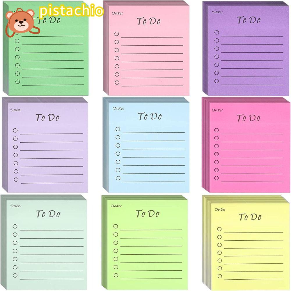PISTA Bộ 50 Tấm Giấy Ghi Chú Kiểu Sáng Tạo Cho Học Sinh
