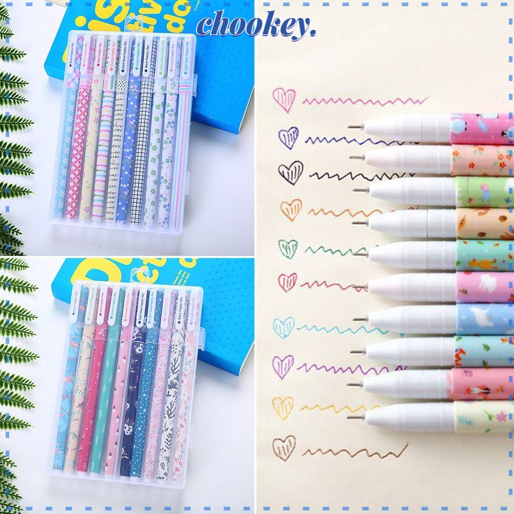 CHOOKEY Bút Mực Gel Họa Tiết Graffiti Dễ Thương