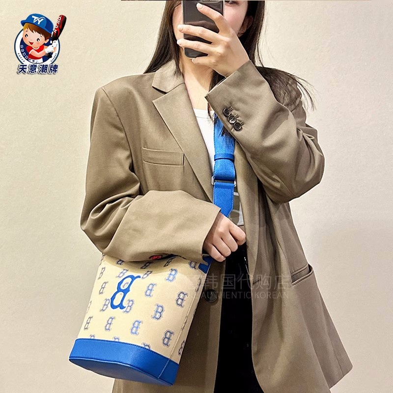 Túi Đeo Vai Vải Canvas Thêu Nhãn Lớn Yankees Presbyopic Thời Trang Đường Phố Mới