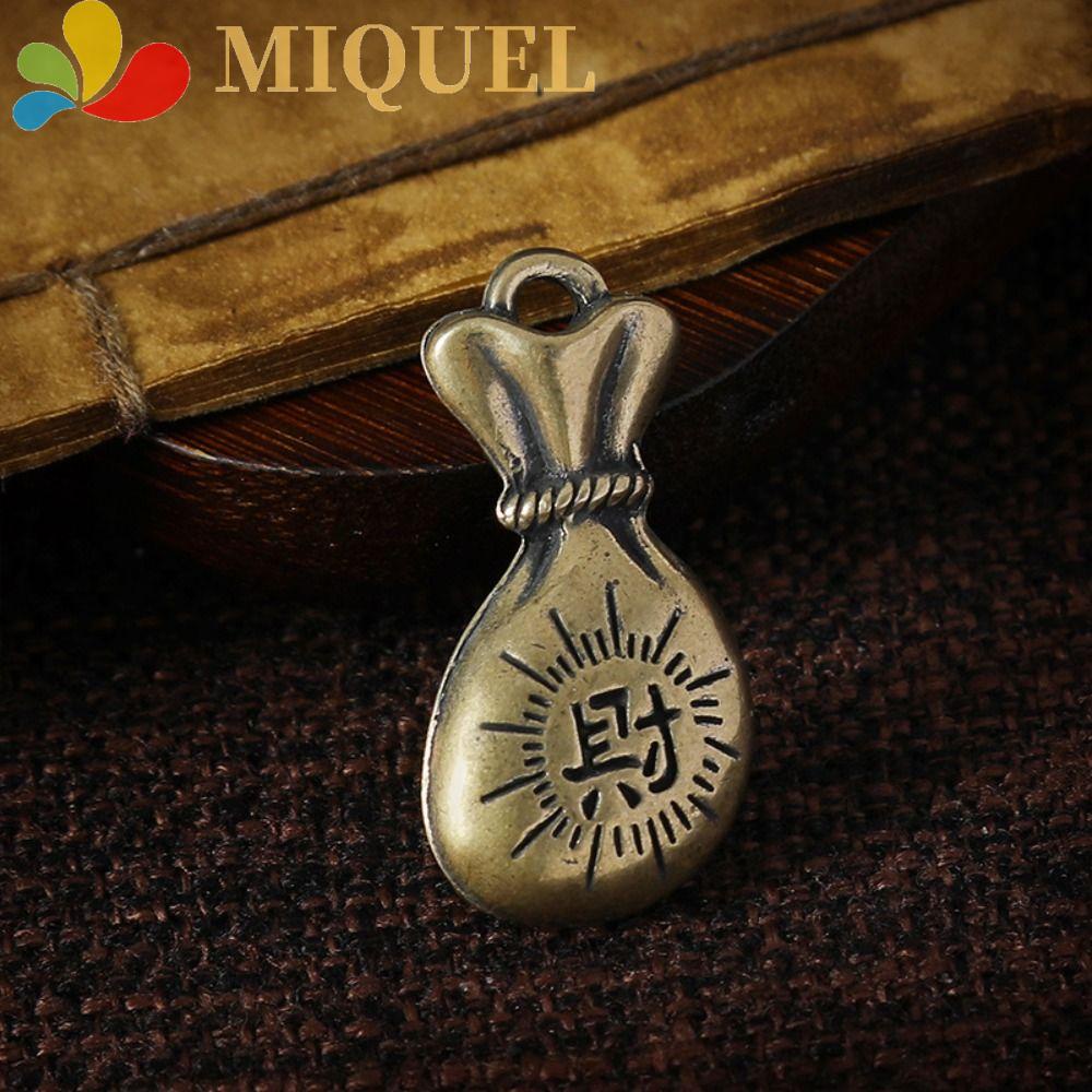 MIQUEL Set 3 Mặt Dây Chuyền May Mắn Bằng Đồng Thau Cứng Hai Mặt Cho Cặp Đôi