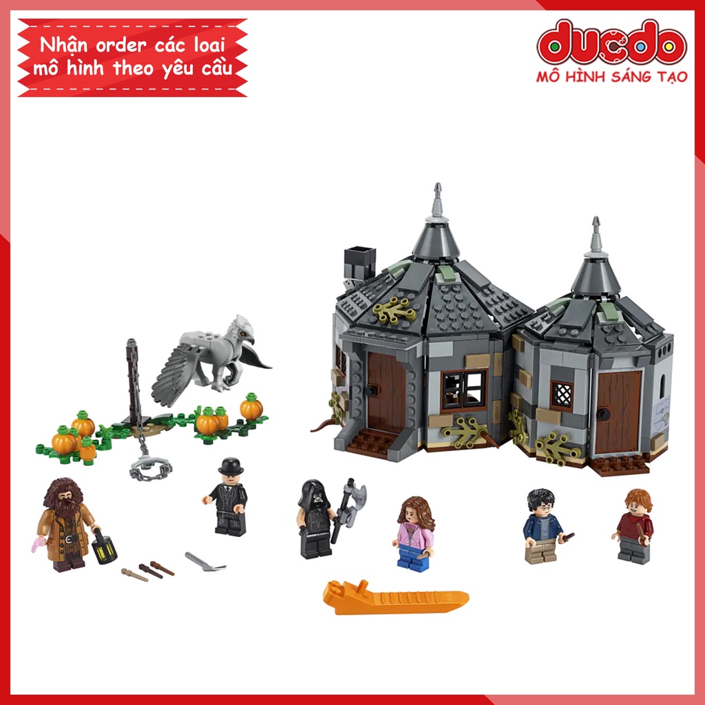 No 6087 Cuộc giải cứu Bằng Mã tại nhà bác Hagrid - Đồ chơi Xếp hình Mô hình Harry Potter 75947