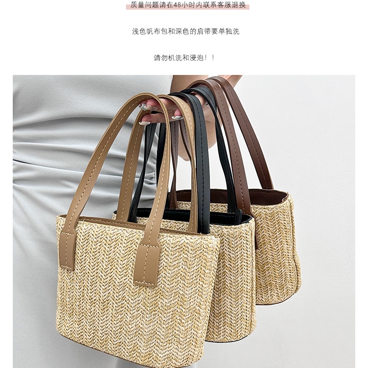 Túi Rơm Đeo Chéo Mùa Hè Phong Cách Hàn Quốc Mới 2023 Cho Nữ