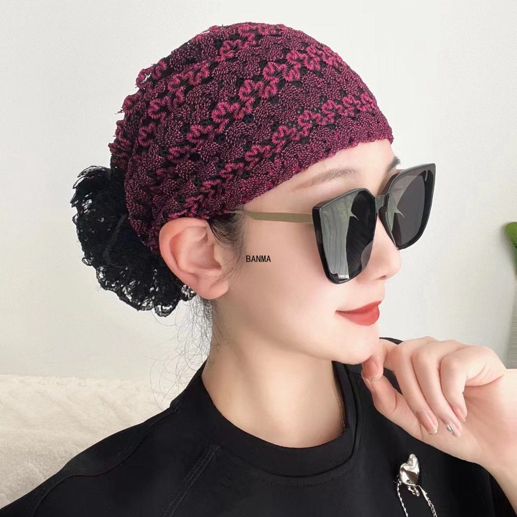 Mũ Lưới Ren Thoáng Khí Thiết Kế Mới Thanh Lịch Thời Trang