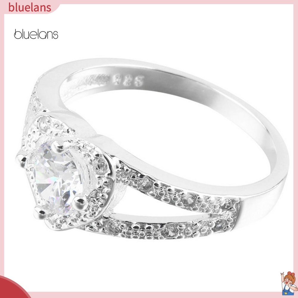 Nhẫn Đính Đá Hình Trái Tim Thời Trang Cho Nữ