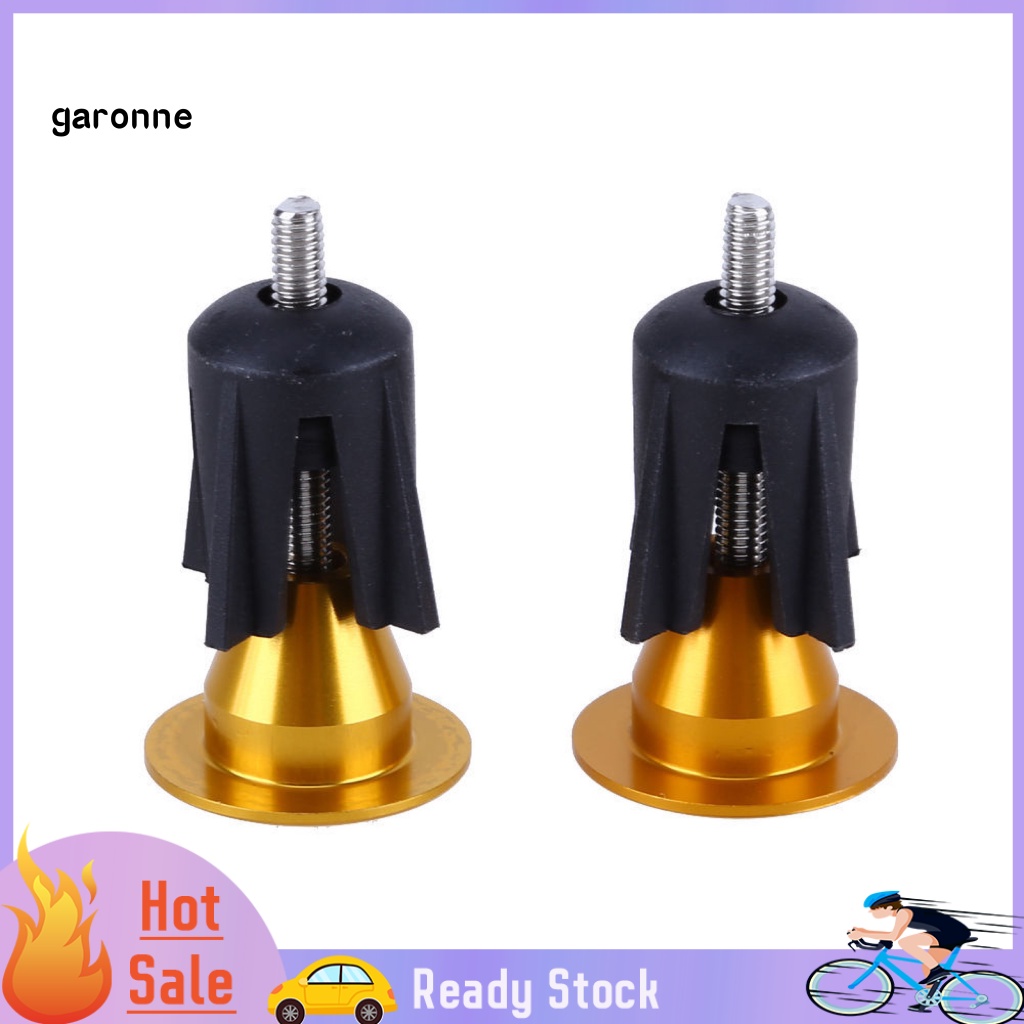 2 Nút Chặn Tay Lái Xe Đạp Bằng Nhôm 17-22mm