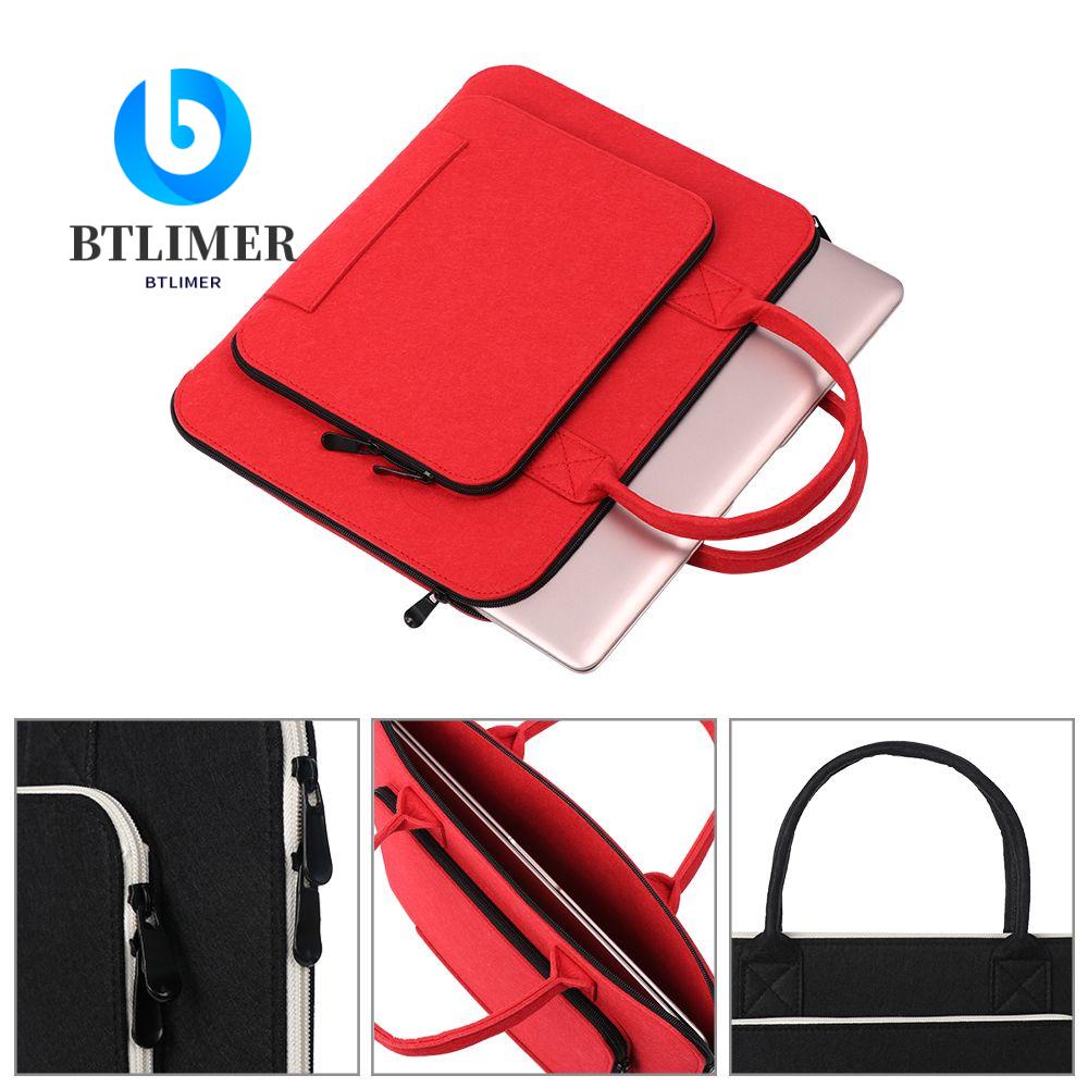 BTLIMER Túi Đựng Máy Tính Xách Tay Bằng Len Nỉ Kích Thước 11inch / 13inch / 15inch Cho HP Dell Lenovo Tablet PC