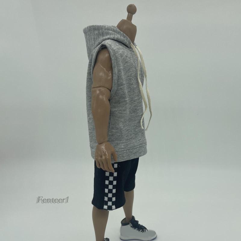 Bộ Trang Phục 2 Mảnh Gồm Áo Hoodie Và Quần Dài 6in Cho Búp Bê Nam 1 / 12