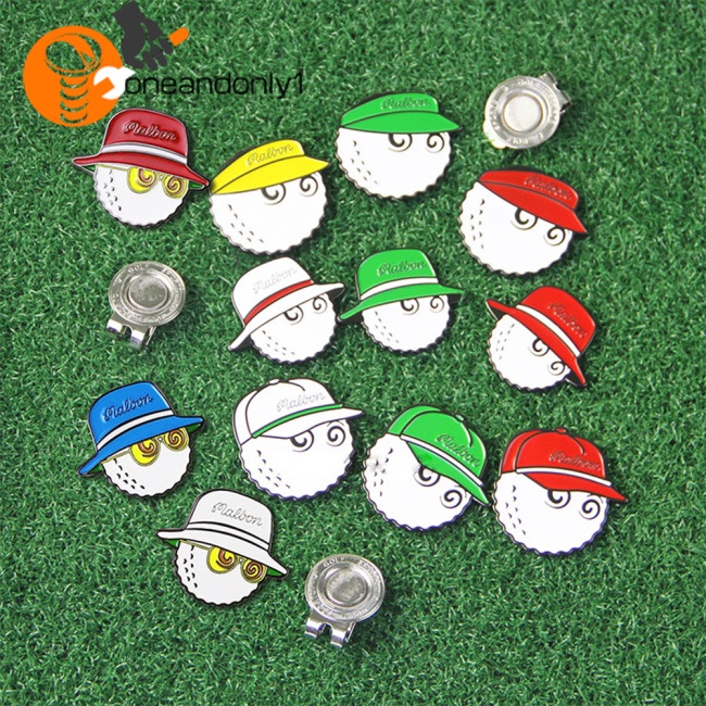 Kẹp Đánh Dấu Vị Trí Thắt Lưng / Mũ Đánh Golf Bằng Hợp Kim Kẽm Từ Tính Chống Gỉ Có Thể Tháo Rời