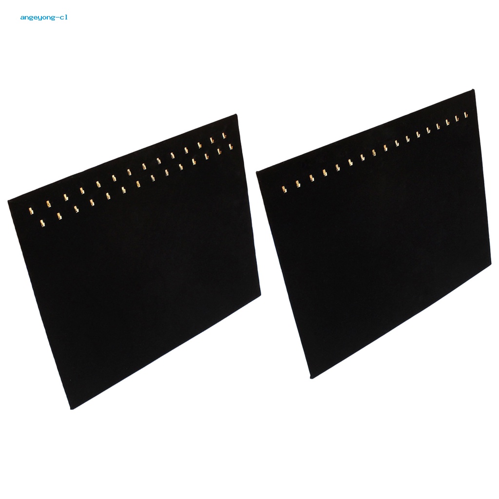 Angeyong Giá Đỡ Trưng Bày Trang Sức Bằng Nhung Đen Có Móc Đa Năng Thanh Lịch Và Sắp Xếp Gọn Gàng Cho Nữ Giới