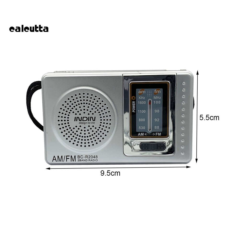 Radio Mini BC-R2048 Có Ăng Ten Thu Gọn Bỏ Túi Tiện Dụng Cho Người Lớn Tuổi
