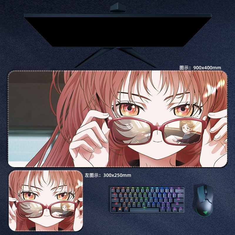 Miếng Lót Chuột Máy Tính Hình Cô Gái Anime Mie Ai Komura Kaede