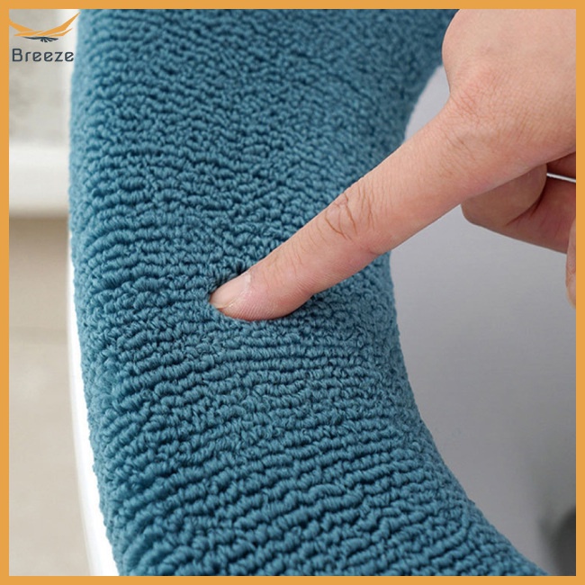 Vỏ Bọc Bệ Ngồi Bồn Cầu Dày Dặn Mềm Mại Ấm Áp Mùa Đông Có Tay Cầm Và Có Thể Giặt