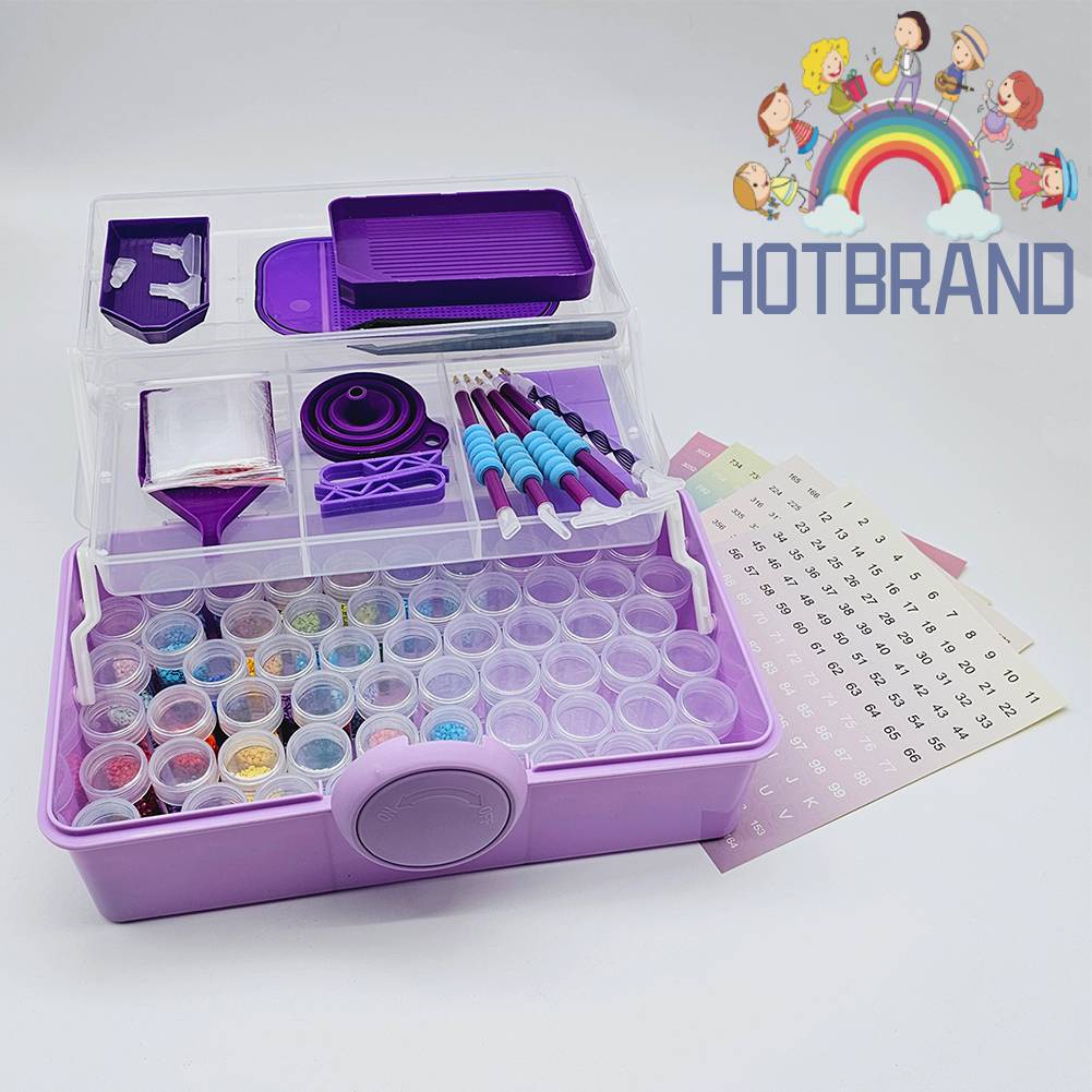 Hộp Trong Suốt Đựng Hạt Cườm Nhỏ Gọn Tiện Dụng