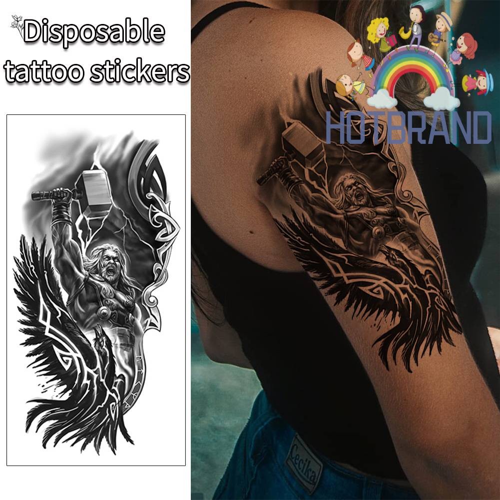 Set 6 Hình Xăm Tạm Thời Hình Chúa Jesus Và Quái Vật Chống Thấm Nước