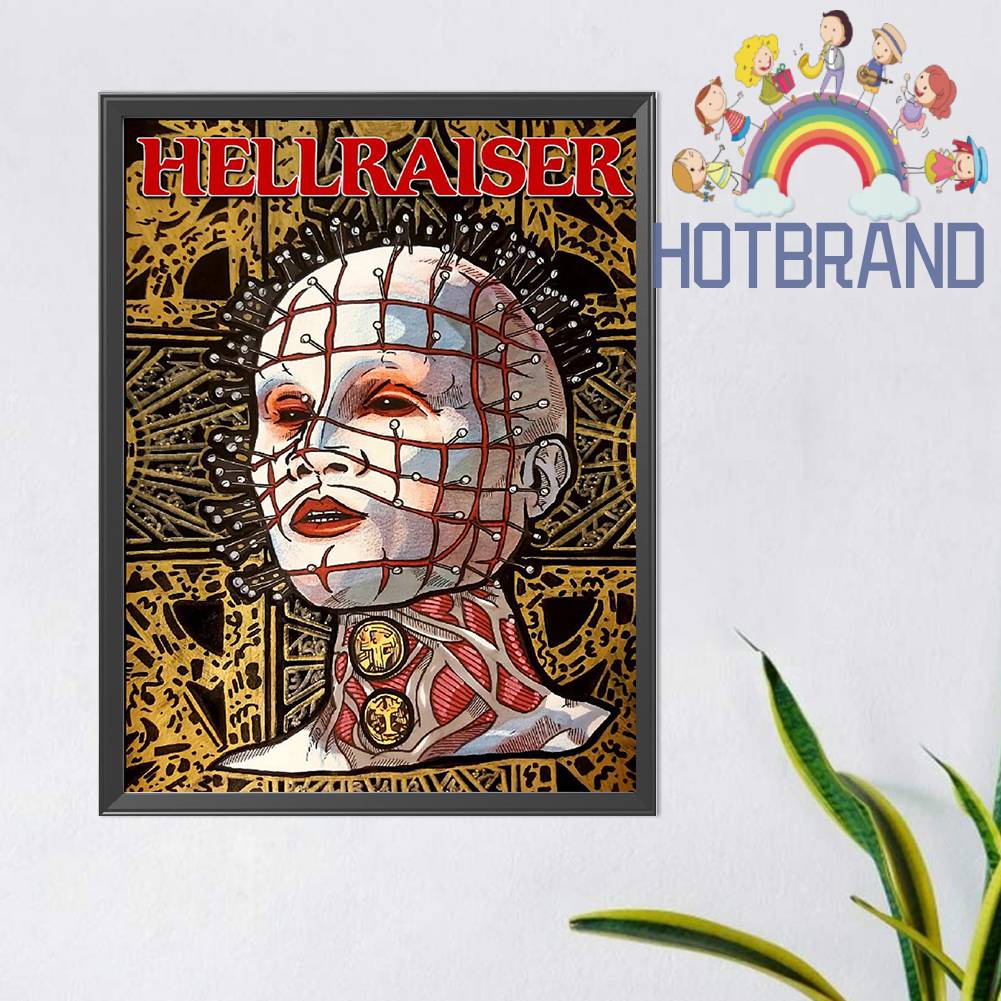 Tranh Đính Đá Kim Cương Toàn Bộ 5D DIY Hình Kinh Dị