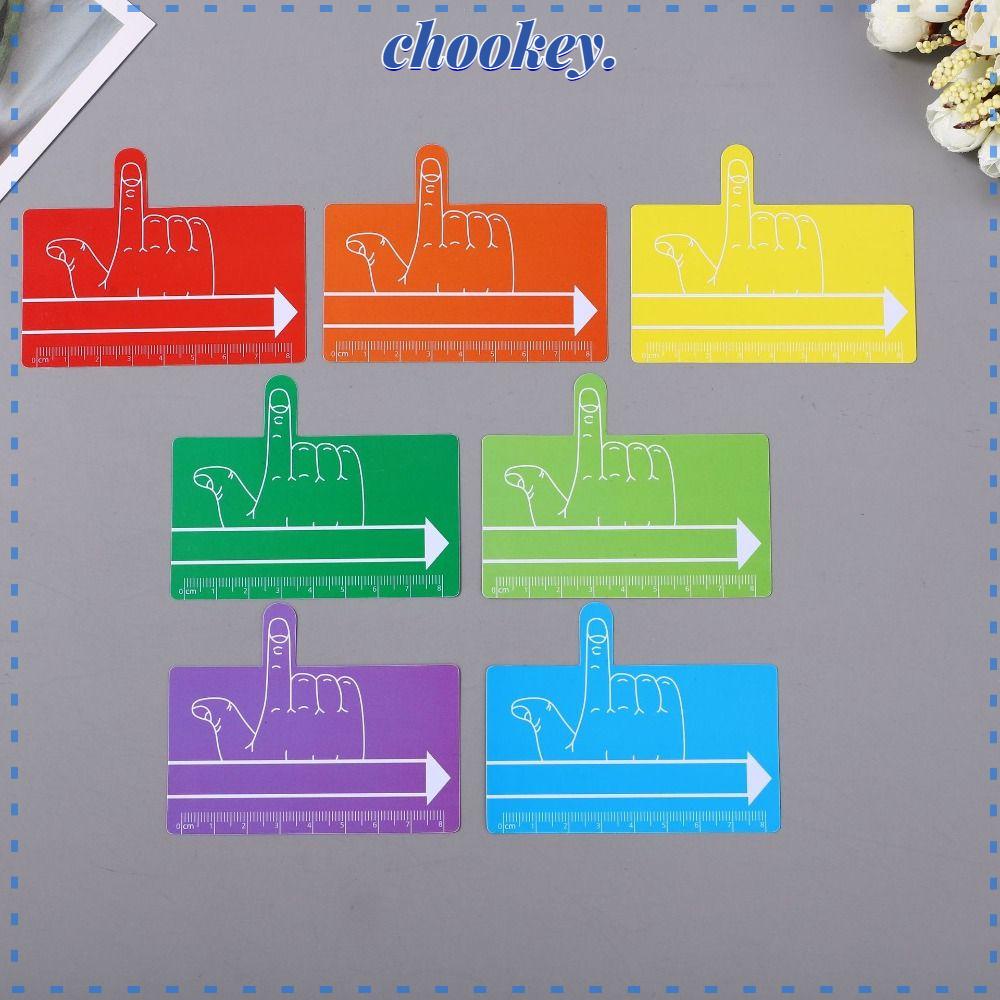 CHOOKEY Set 8 / 12 Thước Đánh Dấu Trang Sách Giúp Giảm Căng Thẳng