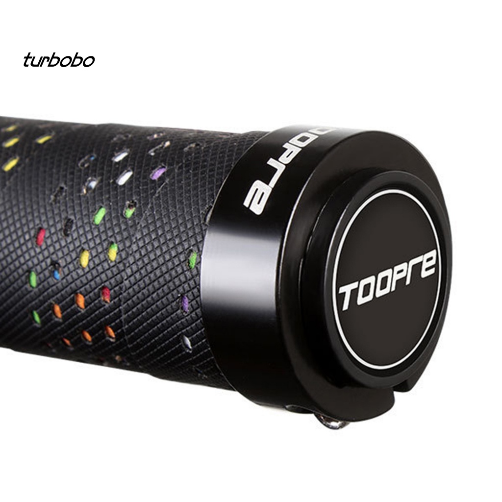 1 Bộ Bọc Tay Lái Xe Đạp Giả Da Nhiều Màu Chống Trượt Có Lỗ Thoáng Khí