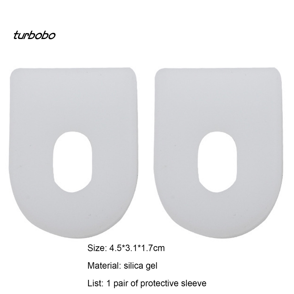 1 Cặp Vỏ Bọc Trục Khuỷu Bằng Silicon Mềm Linh Hoạt Chống Rách Độ Bền Cao Cho Xe Đạp